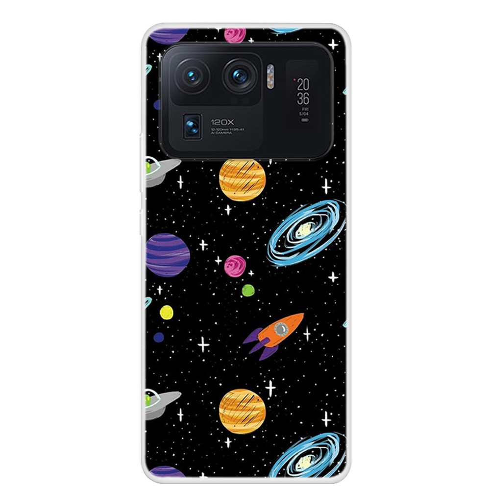 Pattern Printing TPU Phone Back Case for Xiaomi Mi 11 Ultra - Interstellar-1
