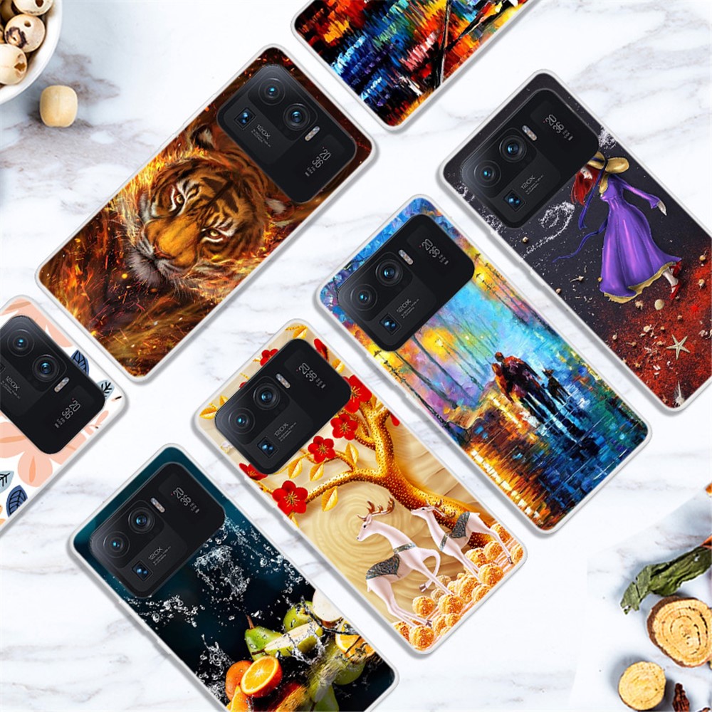 Pattern Printing TPU Phone Back Case for Xiaomi Mi 11 Ultra - Interstellar-4