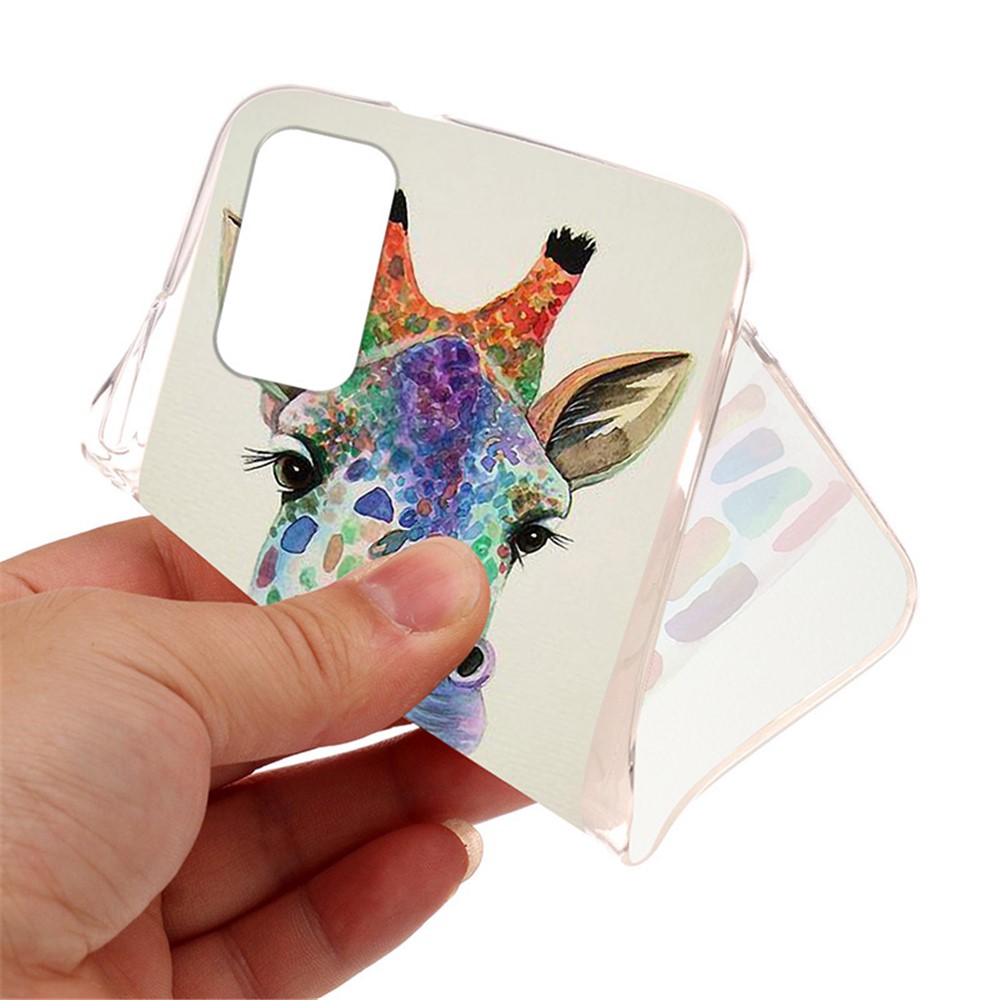 Pattern Printing Flexible Anti-Drop TPU Phone Cover Case for Xiaomi Redmi Note 10 5G / Poco M3 Pro 4G / Poco M3 Pro 5G - Chrysanthemum-3