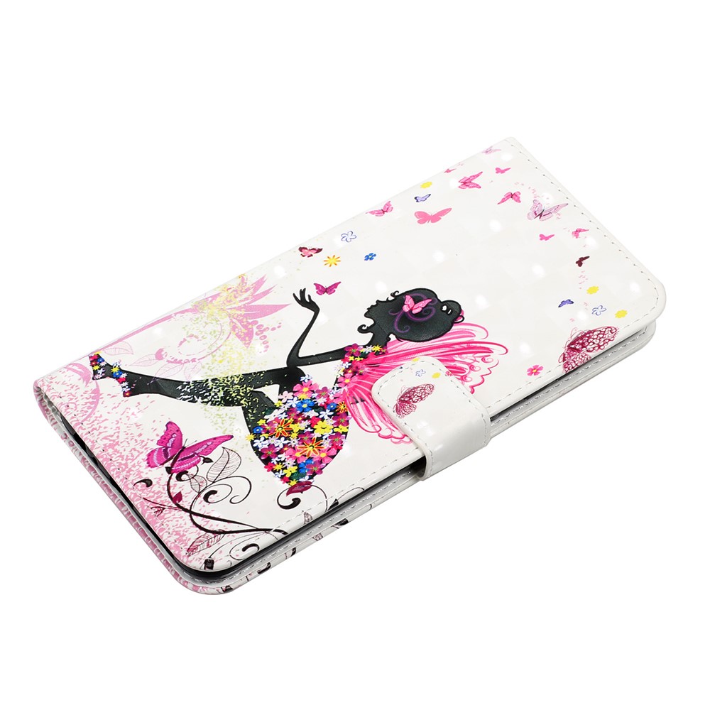 Full Protection 3D Pattern Printing Magnetic Folio PU Leather Shockproof Stand Flip Cover for Xiaomi Redmi Note 10 4G / Redmi Note 10S - Fairy-6