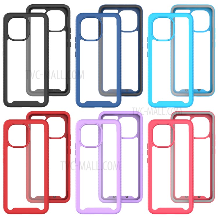 PC + TPU + Acrylic Hybrid Case Full Protection Phone Cover for Xiaomi Mi 11 - Black-7