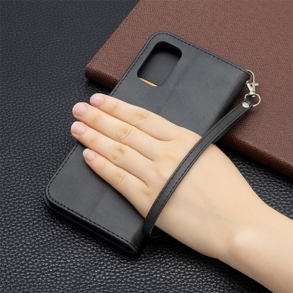 All-Inclusive Shockproof Stand Sheepskin Texture Wallet Flip Wallet Phone Cover for Xiaomi Redmi Note 10 5G / Poco M3 Pro 5G / 4G - Black-8