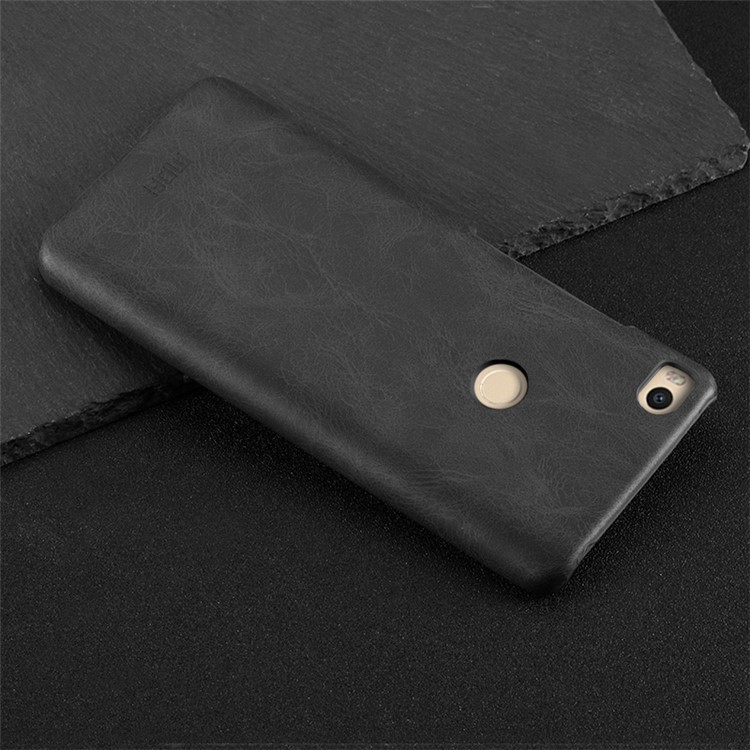 MOFI Leather Coated Hard PC Phone Case for Xiaomi Mi Max 2 - Black-1