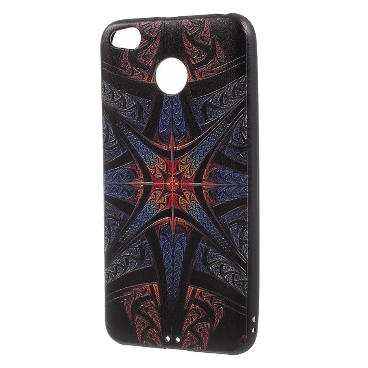 Soft Embossed Pattern Printing TPU Protective Case for Xiaomi Redmi 4X - Ancient Painting-3