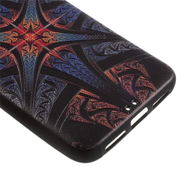Soft Embossed Pattern Printing TPU Protective Case for Xiaomi Redmi 4X - Ancient Painting-5