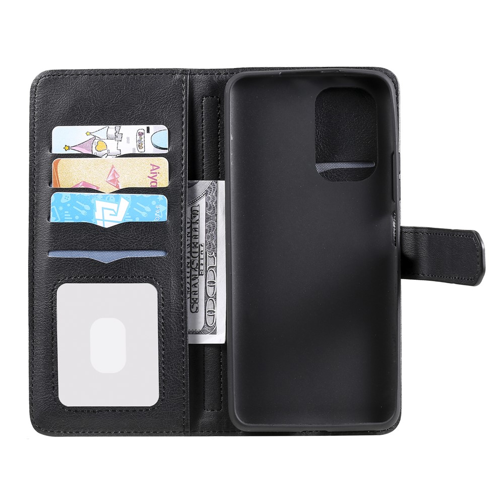 Multi-function 10 Card Slots Wallet Shell for Xiaomi Redmi K40/K40 Pro/Poco F3 Case - Black-7