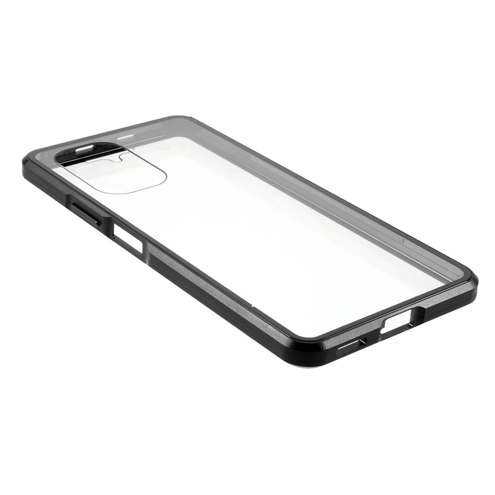 All-round Protection Magnetic Closed Design Metal Frame + Ultra Clear Double-sided Tempered Glass Phone Shell for Xiaomi Redmi K40/K40 Pro/Mi 11i/Poco F3 - Black-4
