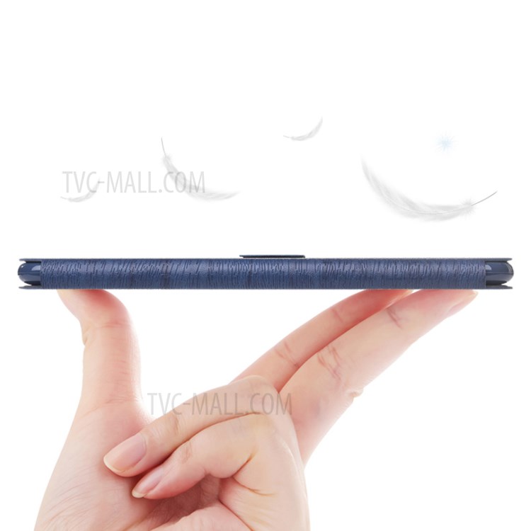 ALIVO Wood Texture Leather Full Protective Mobile Phone Case Shell for Xiaomi Redmi K40/K40 Pro/Poco F3/Mi 11i - Blue-3