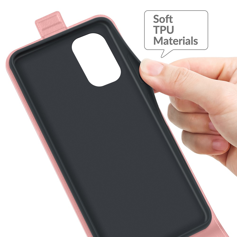 Vertical Flip Design Crazy Horse Leather Case with One Card Holder for Xiaomi Redmi K40/K40 Pro/K40 Pro+/Poco F3/Mi 11i/Mi 11X/Mi 11X Pro - Pink-4