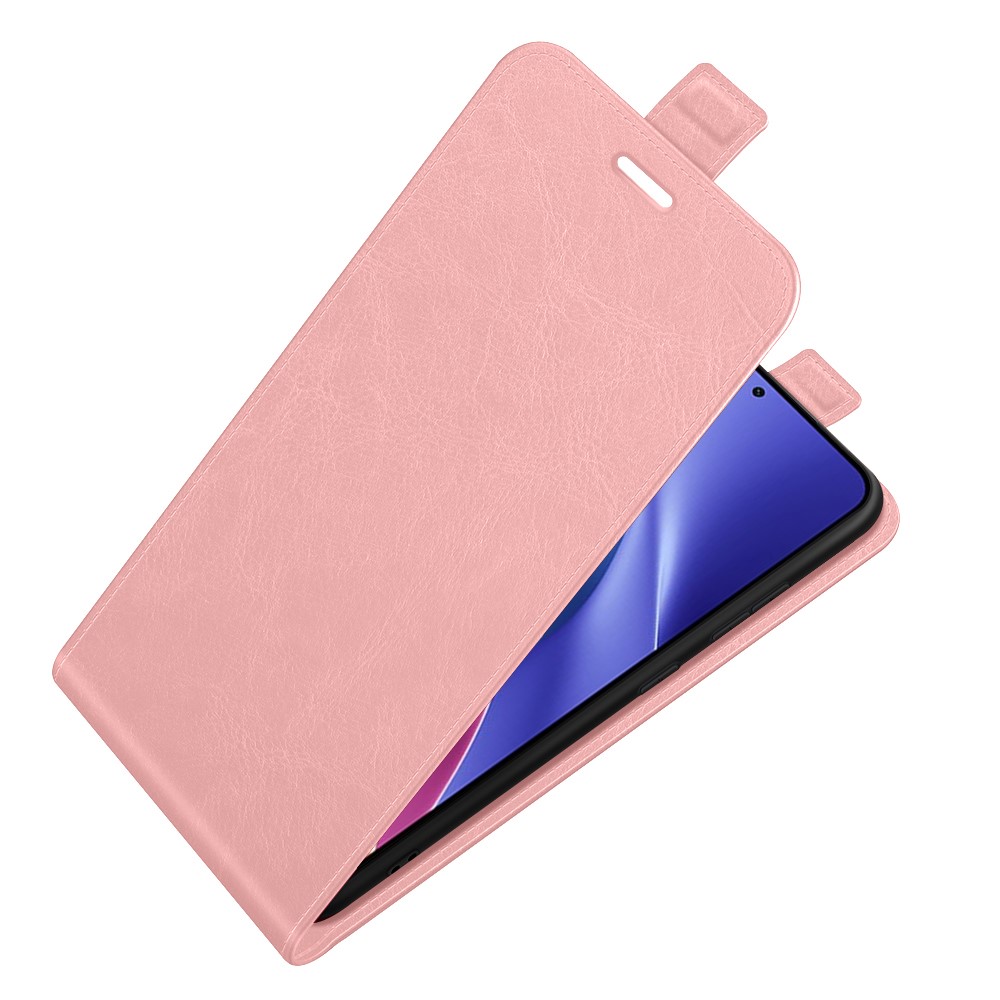 Vertical Flip Design Crazy Horse Leather Case with One Card Holder for Xiaomi Redmi K40/K40 Pro/K40 Pro+/Poco F3/Mi 11i/Mi 11X/Mi 11X Pro - Pink-7