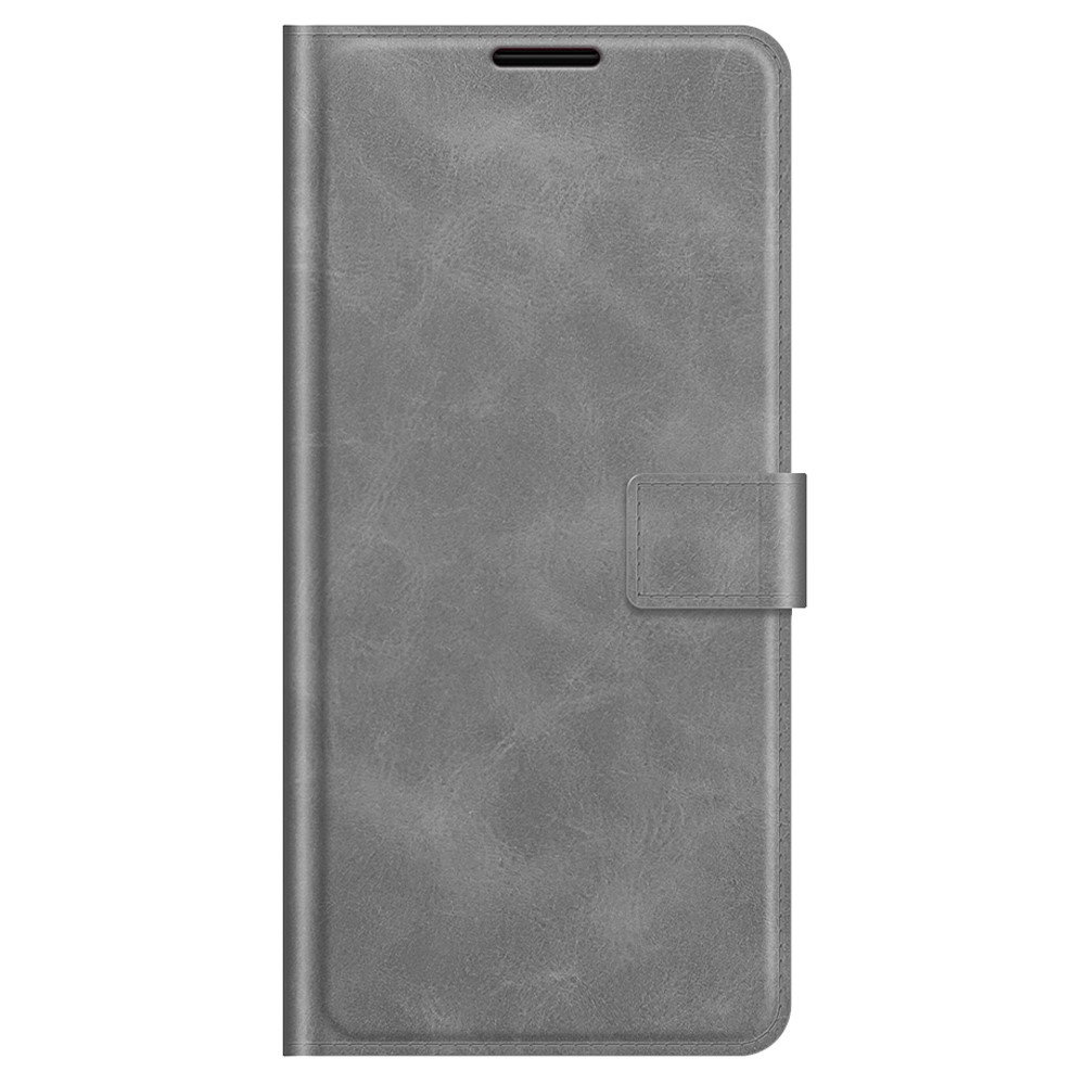 Smooth PU Leather Folio Flip Magnetic Stand Shockproof Case for Xiaomi Redmi K40/K40 Pro/K40 Pro+/Poco F3/Mi 11i/Mi 11X/Mi 11X Pro - Grey-5