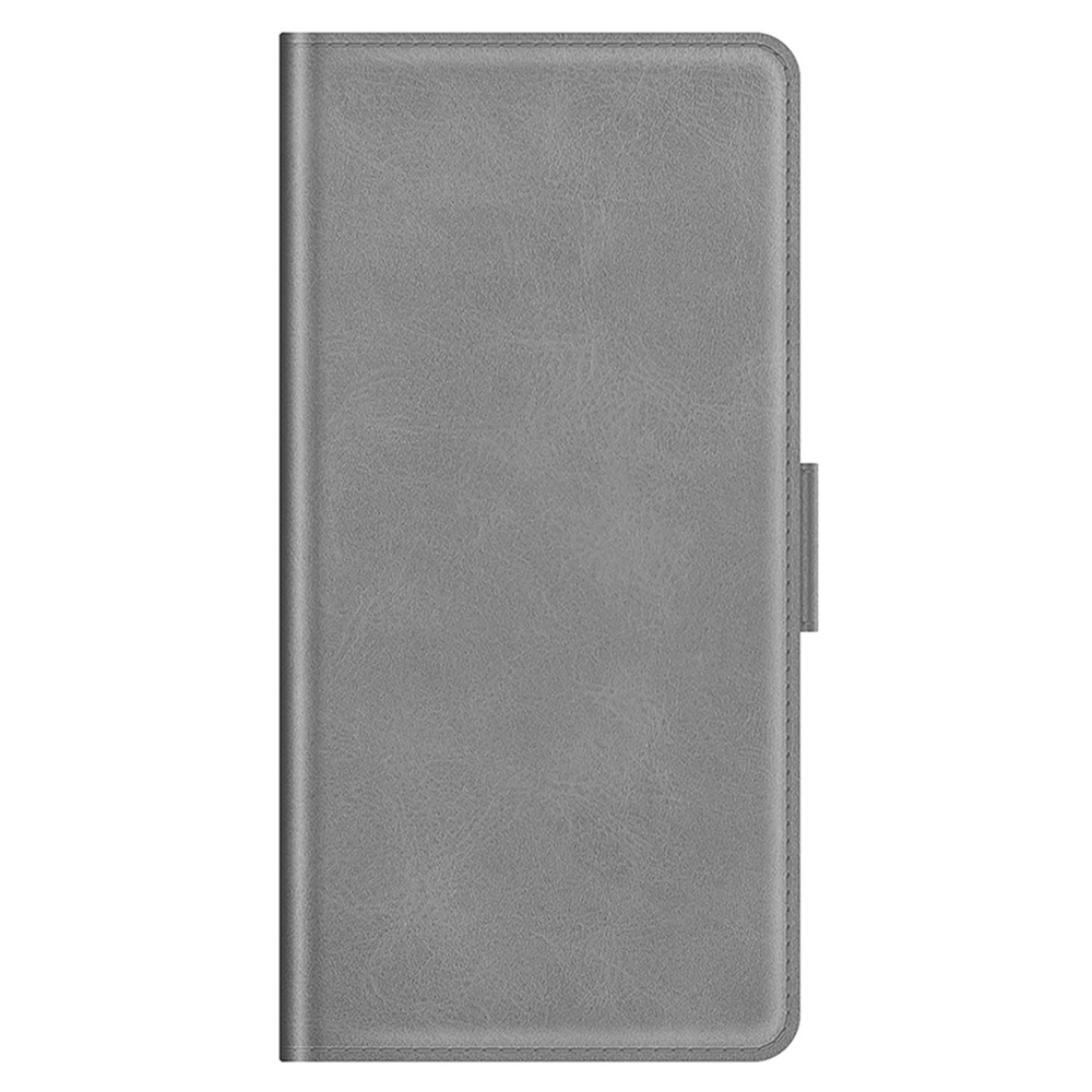 Magnetic Closing PU Leather Phone Case Shell with Wallet Stand for Xiaomi Redmi K40/K40 Pro/K40 Pro+/Poco F3/Mi 11i/Mi 11X/Mi 11X Pro - Grey-5