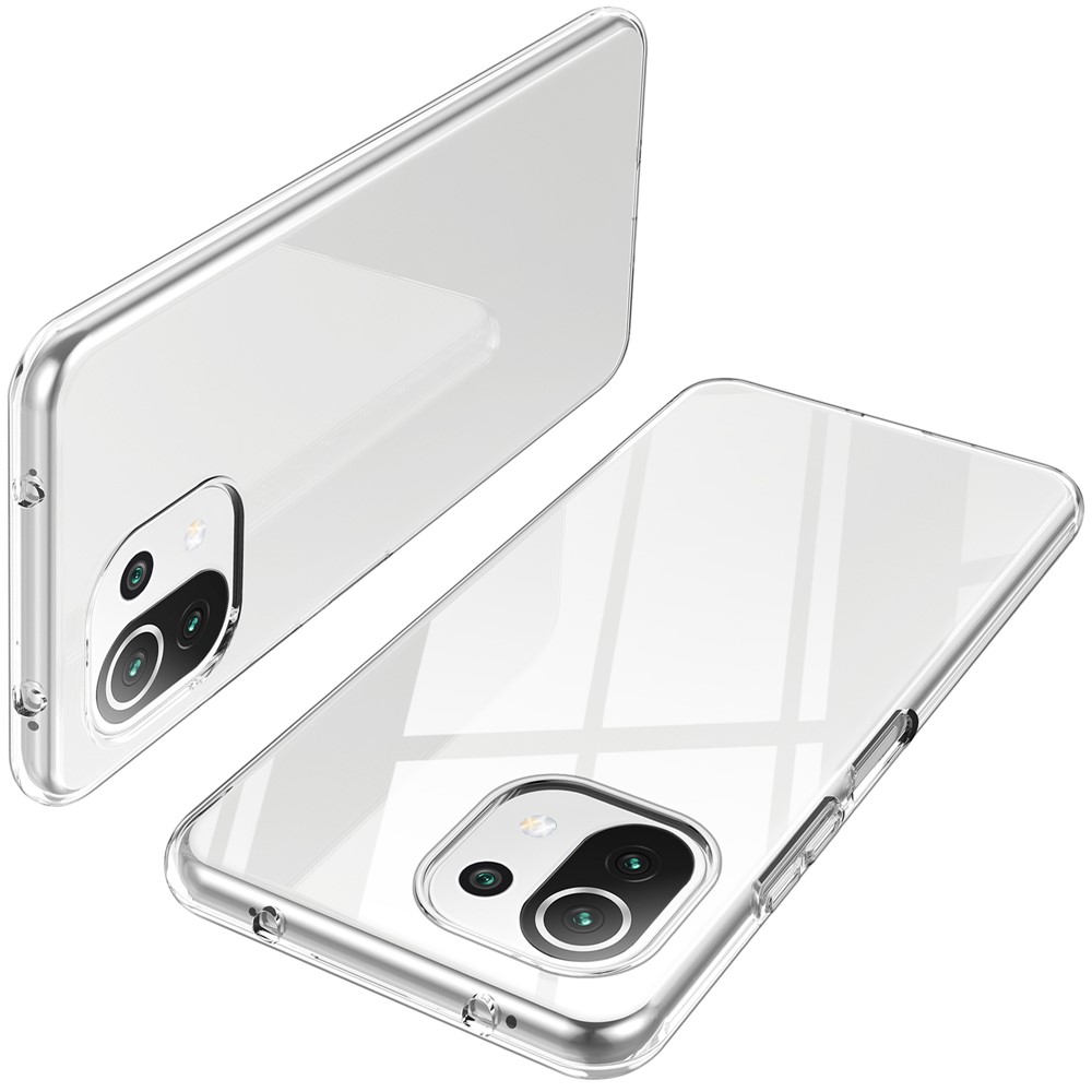Drop-proof Anti-fingerprint Ultra Clear TPU Phone Case Shell for Xiaomi Mi 11 Lite 4G/5G-2