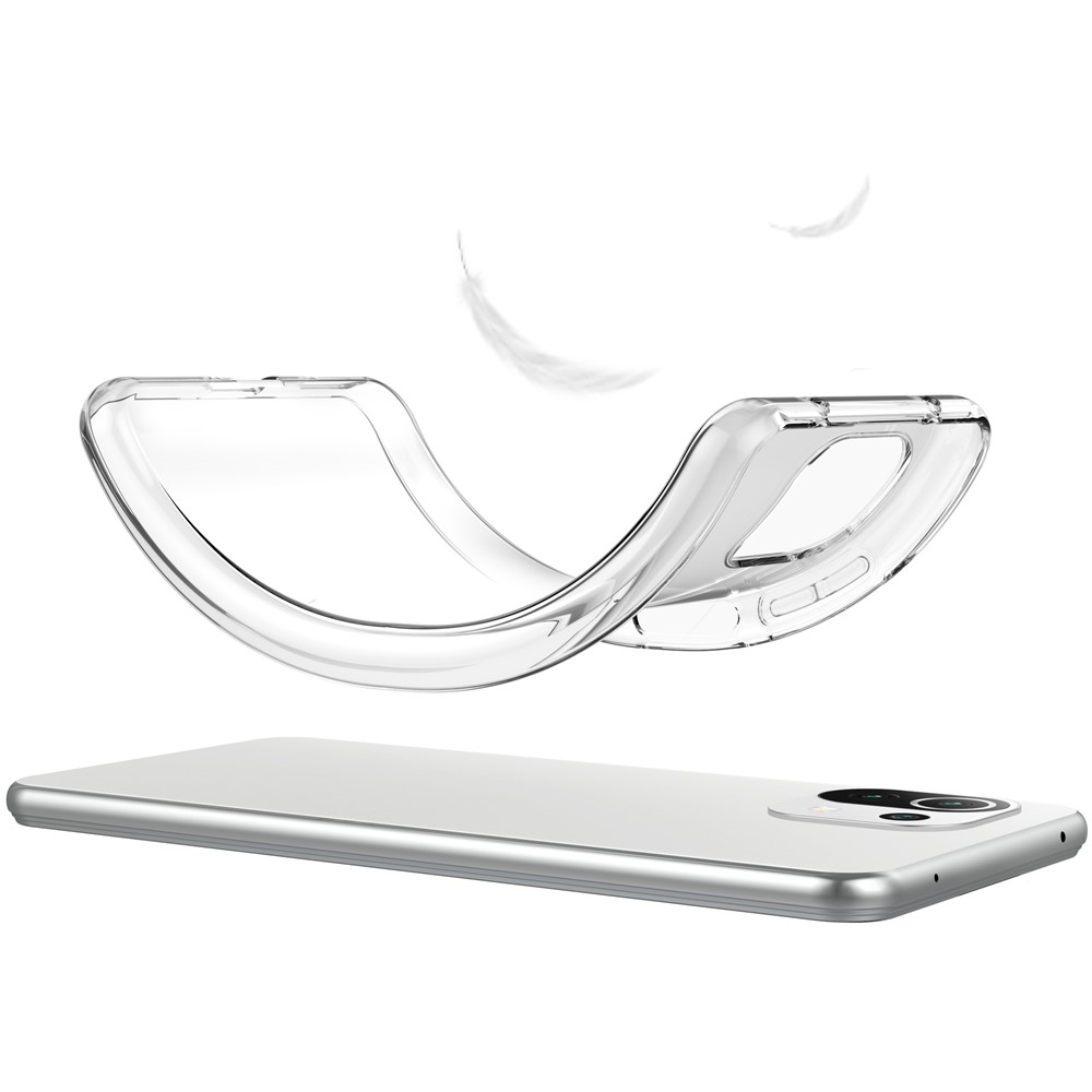 Drop-proof Anti-fingerprint Ultra Clear TPU Phone Case Shell for Xiaomi Mi 11 Lite 4G/5G-4