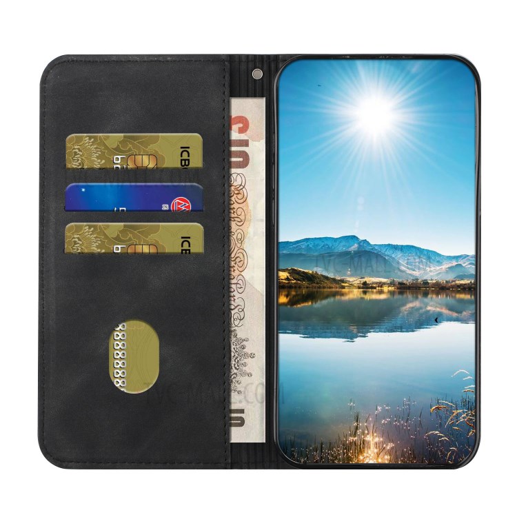 Business Style Skin-touch Feel Protective Mobile Phone Case with Stand for Xiaomi Poco X3 / Poco X3 NFC / Poco X3 Pro - Black-10
