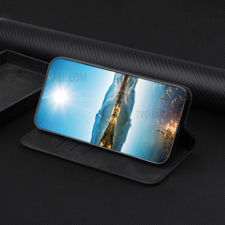 Business Style Skin-touch Feel Protective Mobile Phone Case with Stand for Xiaomi Poco X3 / Poco X3 NFC / Poco X3 Pro - Black-11