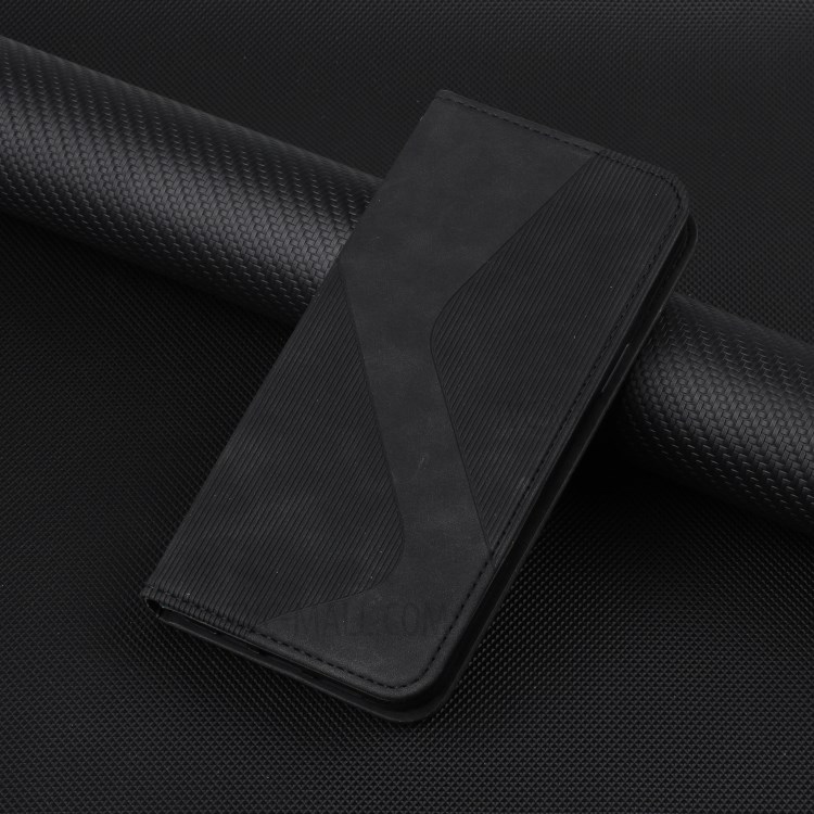 Business Style Skin-touch Feel Protective Mobile Phone Case with Stand for Xiaomi Poco X3 / Poco X3 NFC / Poco X3 Pro - Black-13