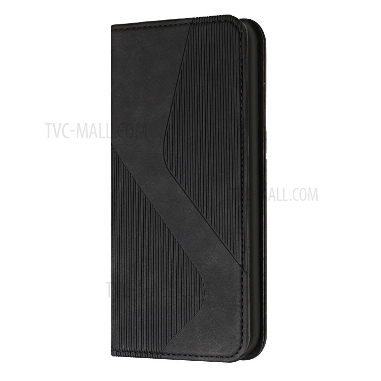 Business Style Skin-touch Feel Protective Mobile Phone Case with Stand for Xiaomi Poco X3 / Poco X3 NFC / Poco X3 Pro - Black-7