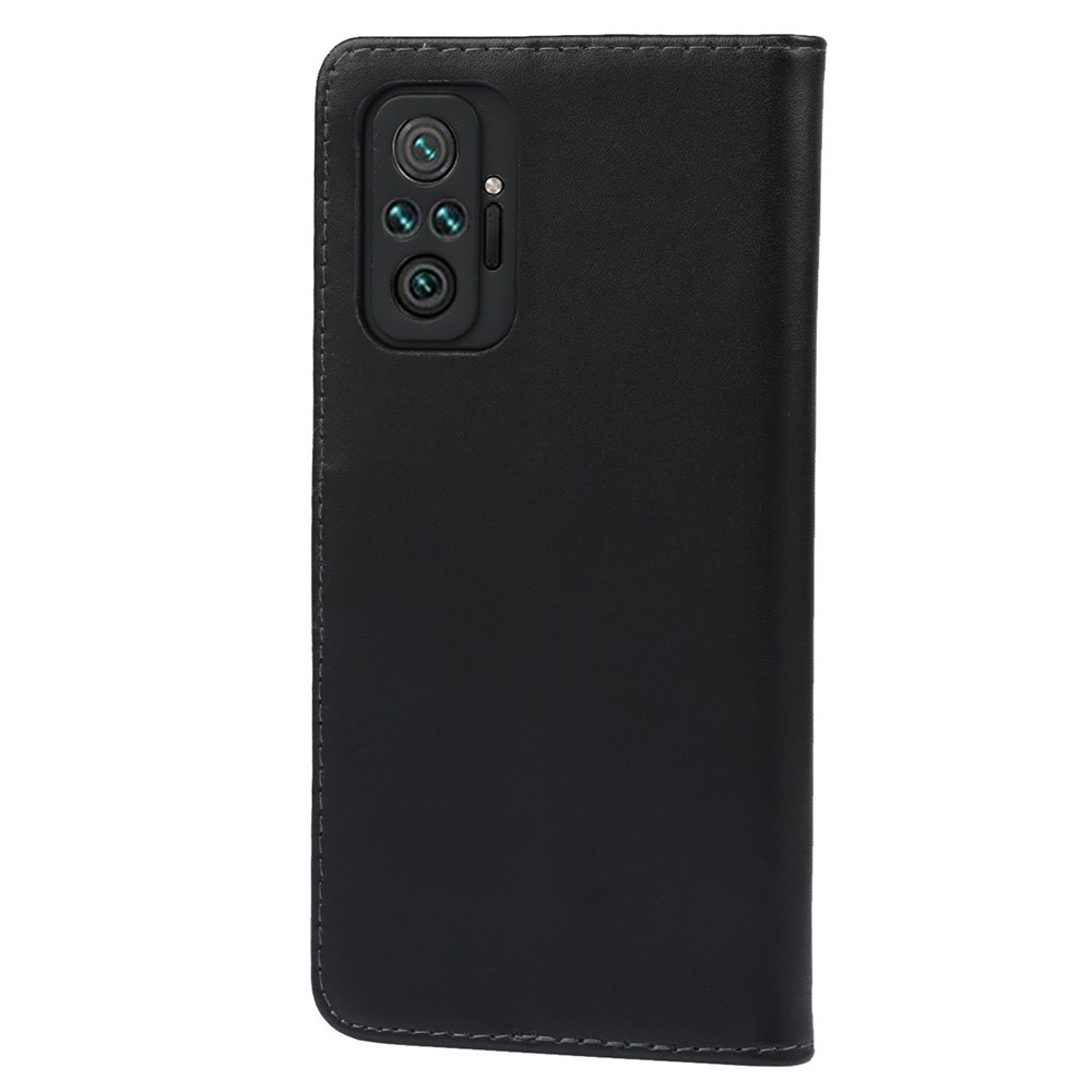 Wallet Stand Design Split Leather Phone Case Shell for Xiaomi Redmi Note 10 Pro-3