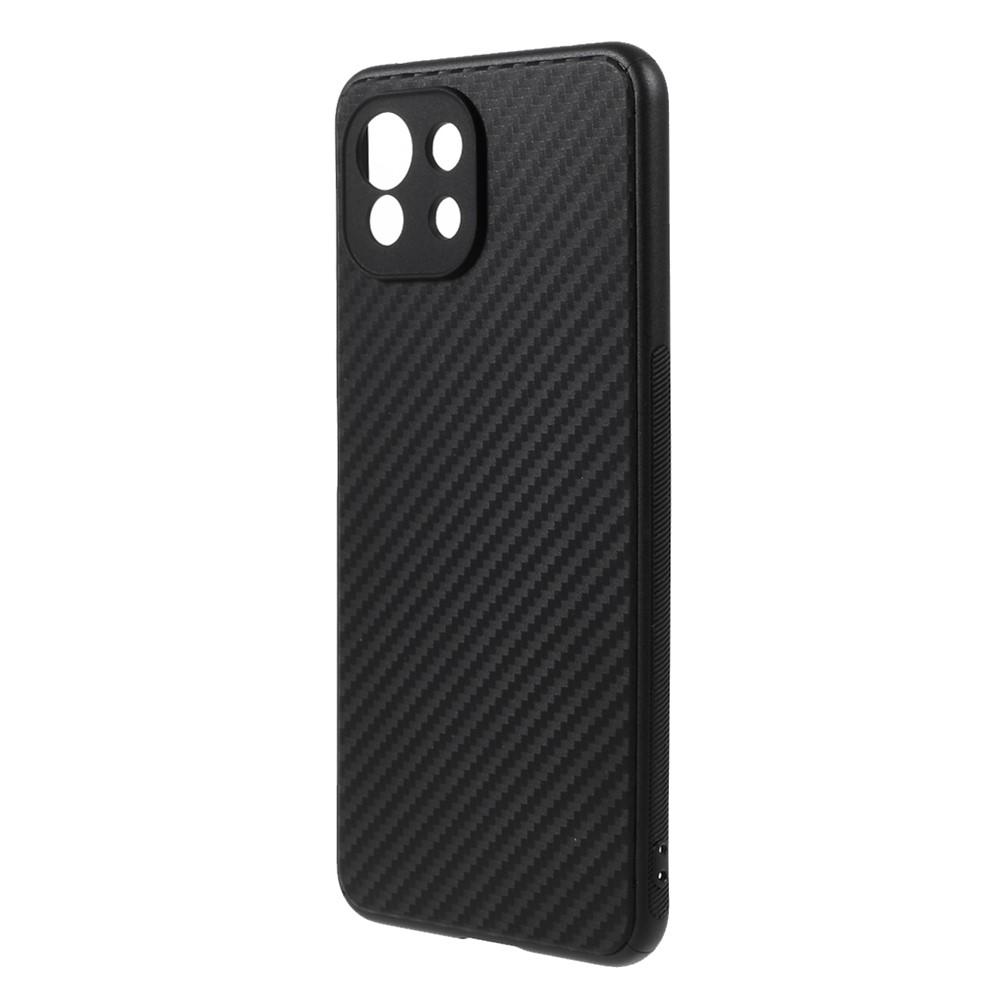 For Xiaomi Mi 11 Lite 4G/5G Carbon Fiber Texture Soft TPU Protection Cover-2