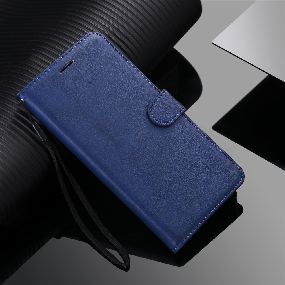 Wallet Stand Leather Phone Casing with Strap Casing for Xiaomi Redmi Note 10 5G / Poco M3 Pro 5G - Blue-11
