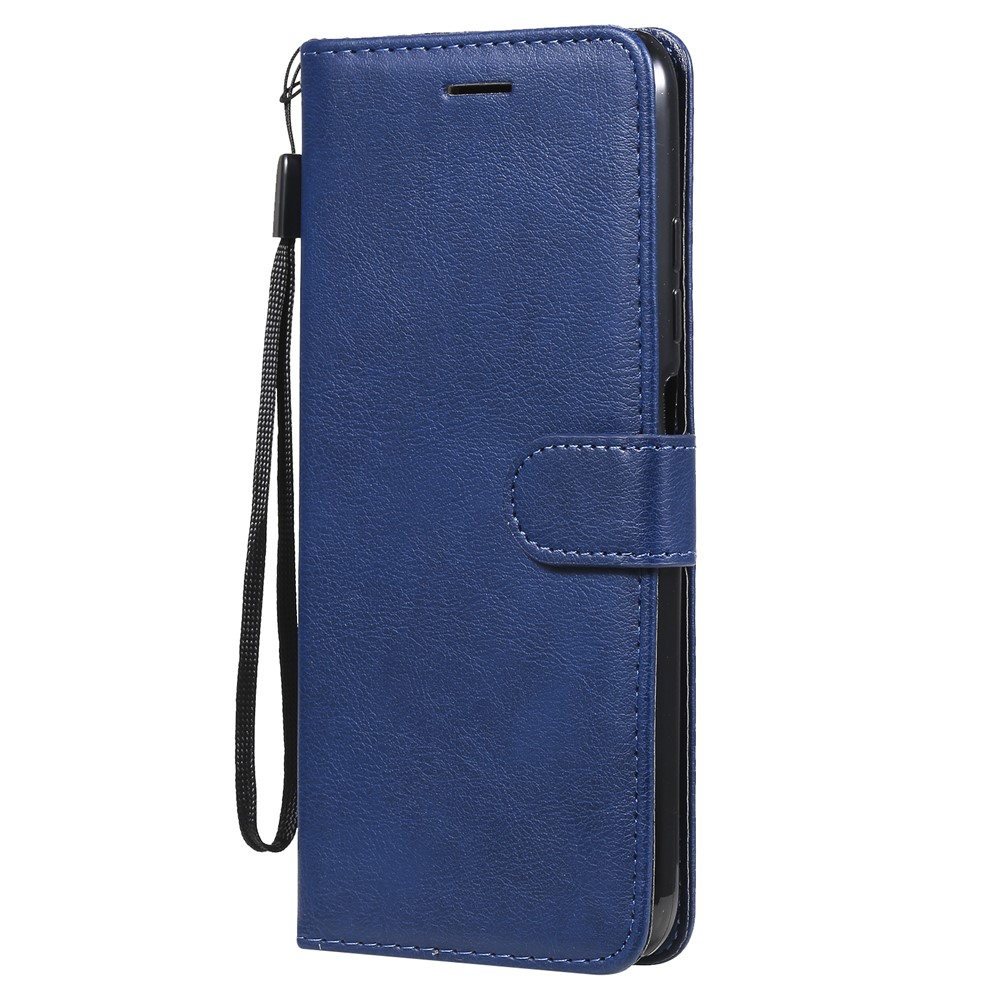 Wallet Stand Leather Phone Casing with Strap Casing for Xiaomi Redmi Note 10 5G / Poco M3 Pro 5G - Blue-2