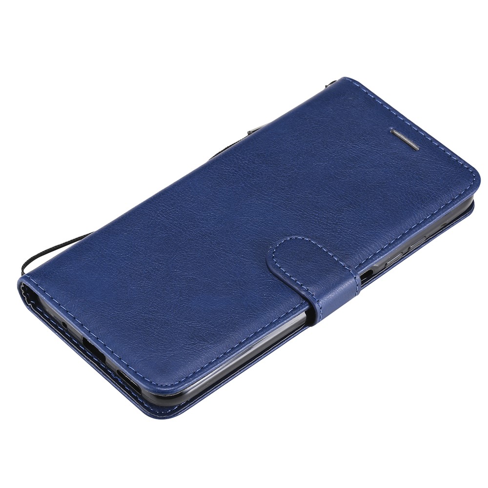 Wallet Stand Leather Phone Casing with Strap Casing for Xiaomi Redmi Note 10 5G / Poco M3 Pro 5G - Blue-7