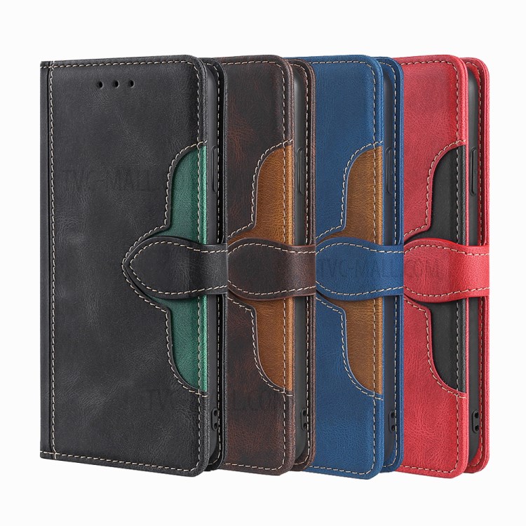 Scratch Resistant Textured Design Phone Case Wallet Stand Design PU Leather and TPU Phone Flip Cover Shell for Xiaomi Redmi 10 / Redmi 10 Prime - Black-8