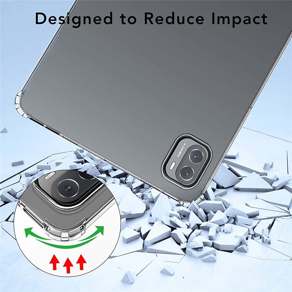 Four-Corner Airbag Shock Absorption Transparent TPU Protective Cover for Xiaomi Pad 5 / Pad 5 Pro-5