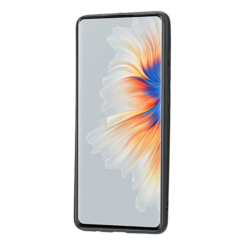 PU Leather Coated TPU Case Card Slot Kickstand Design Phone Cover Case for Xiaomi Mix 4 - Black-2