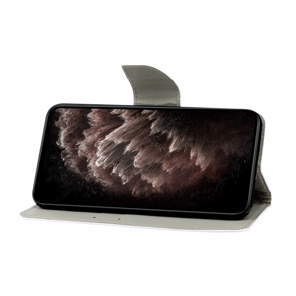 Cross Texture Wallet Stand Design Folio Flip Leather Phone Case Shell with Strap for Xiaomi 11T - Mandala Flower-5