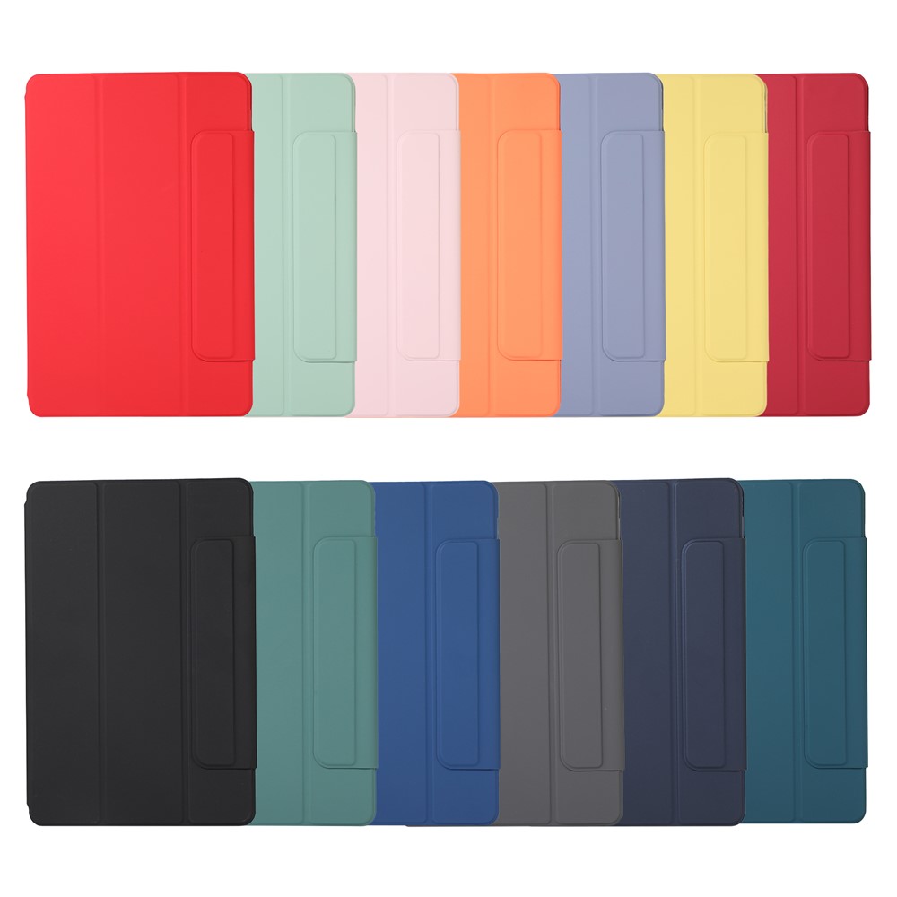 Magnetic Absorption Full Protection PU Leather Stand Tablet Case Cover for Xiaomi Pad 5/Pad 5 Pro - Wine Red-3