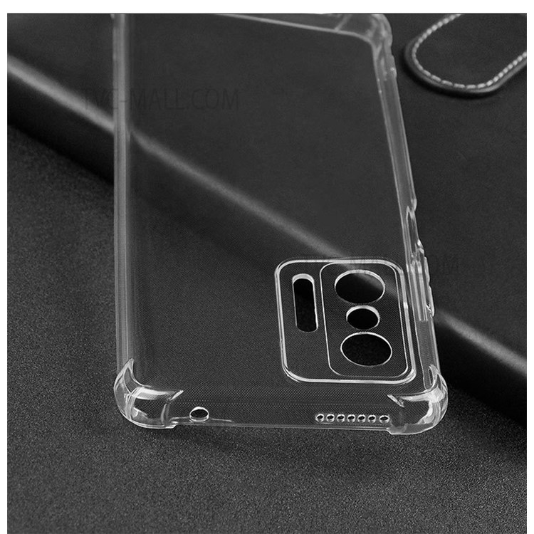 Precise Cut-Out Ultra Clear Four-corner Drop-proof Flexible TPU Phone Back Cover Case for Xiaomi 11T-3