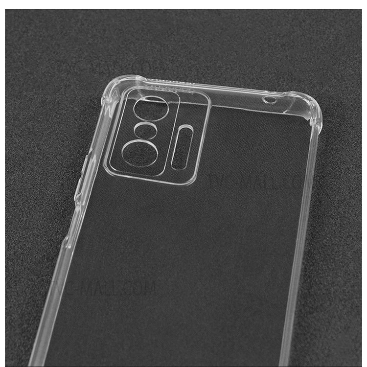 Precise Cut-Out Ultra Clear Four-corner Drop-proof Flexible TPU Phone Back Cover Case for Xiaomi 11T-5