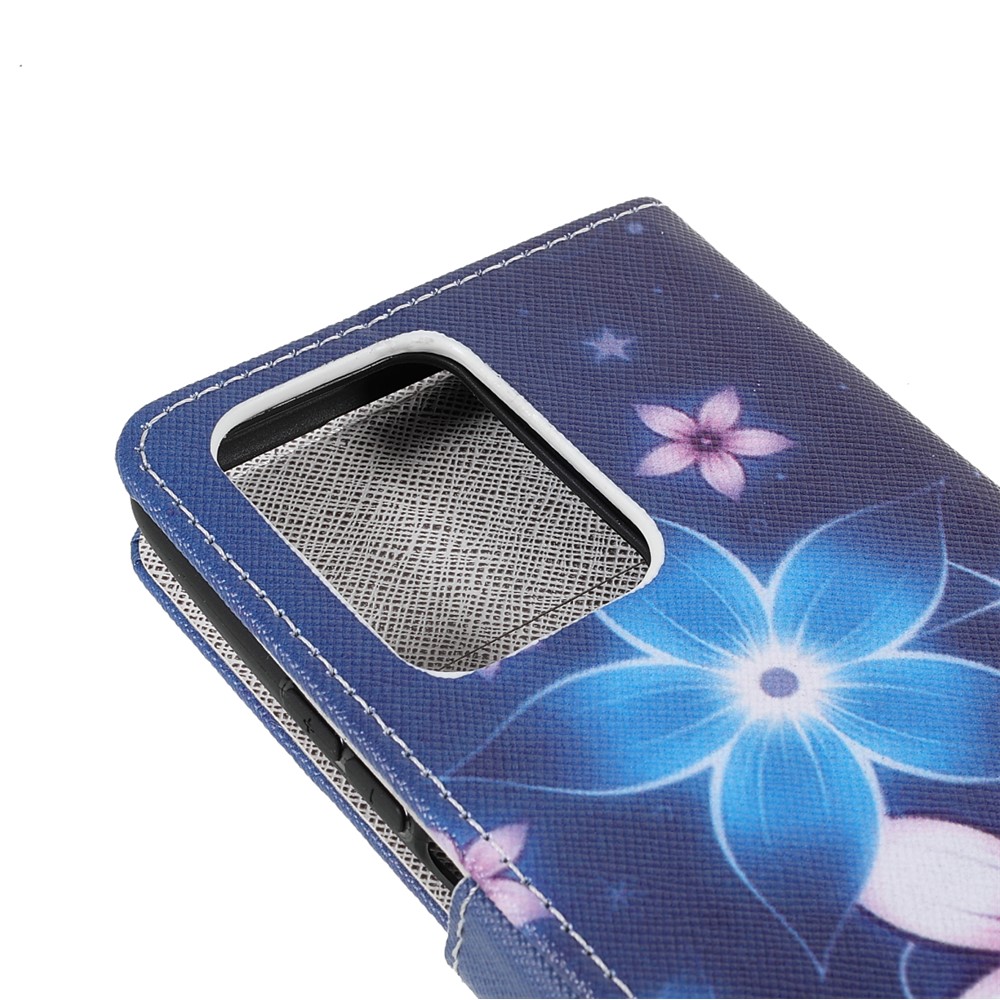 Cross Texture 3D Pattern Printing PU Leather Stand Flip Magnetic Folio Wallet Case for Xiaomi 11T / 11T Pro - Sparkle Flowers-6