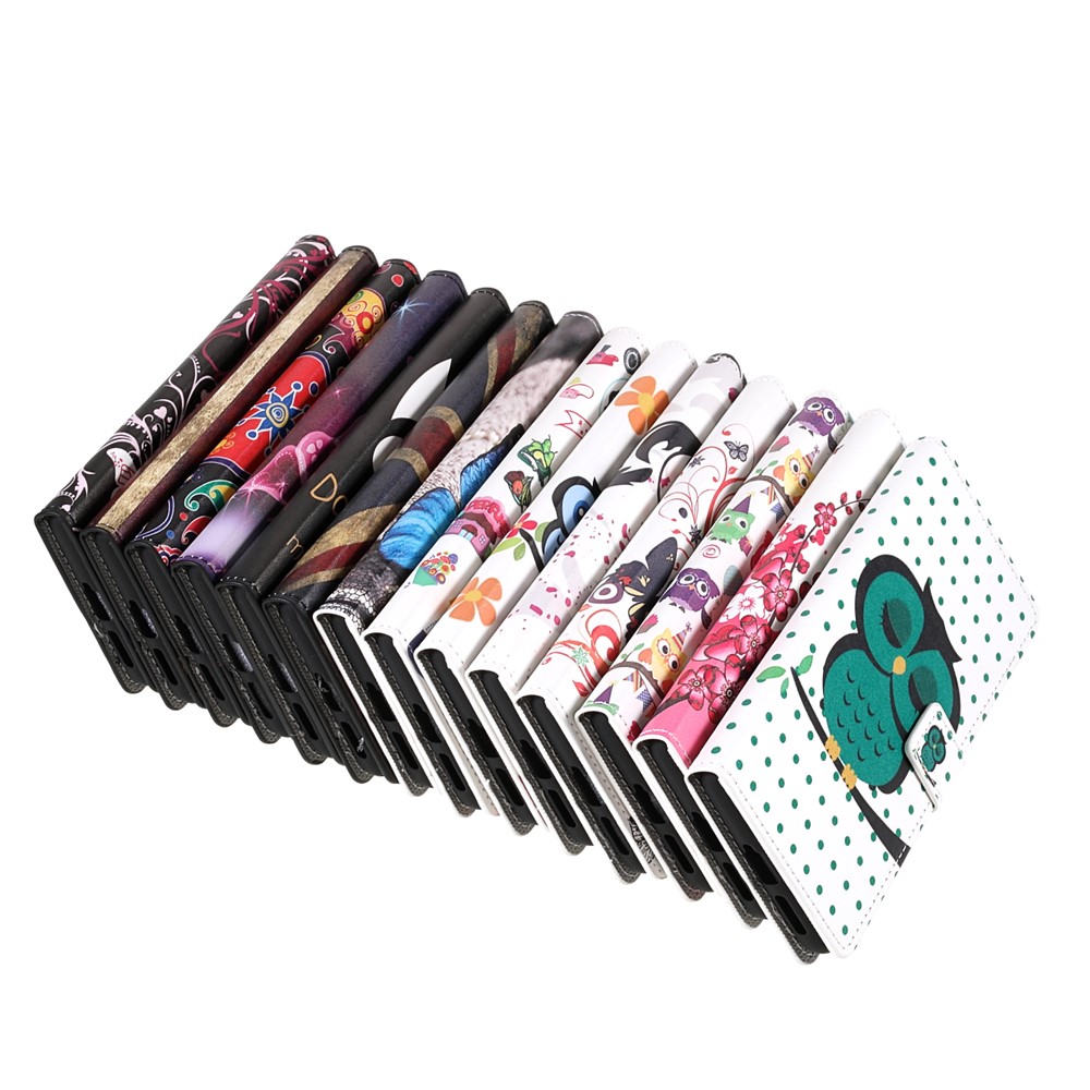 Pattern Printing Premium PU Leather Wallet Folio Flip Stand Protective Case for Xiaomi 11T / 11T Pro - Blue Butterfly-11