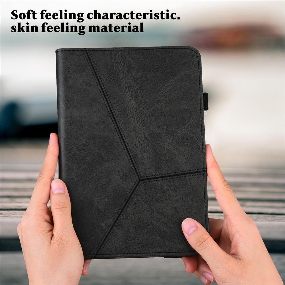 All-round Shockproof Well-protected Anti-drop Leather Tablet Cover with Stand Card Slots for Xiaomi Pad 5/Pad 5 Pro - Black-8