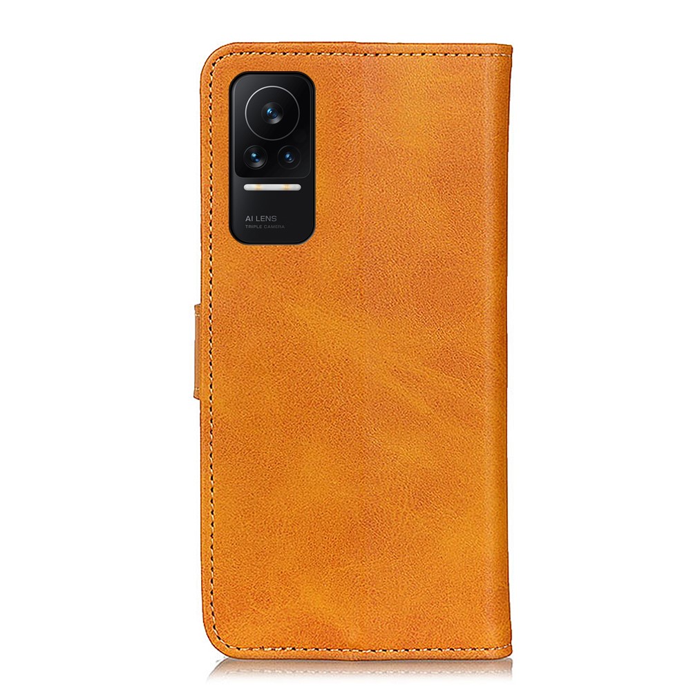 All Inclusive Protection Magnetic Closure Wallet Design Leather Phone Stand Cover for Xiaomi Civi - Brown-3