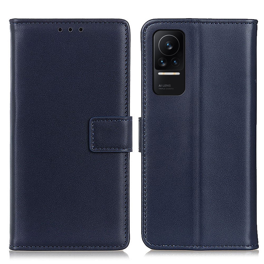 Collision-resistant Stand Function PU Leather Wallet Flip Folio Magnetic Phone Case for Xiaomi Civi - Blue-1