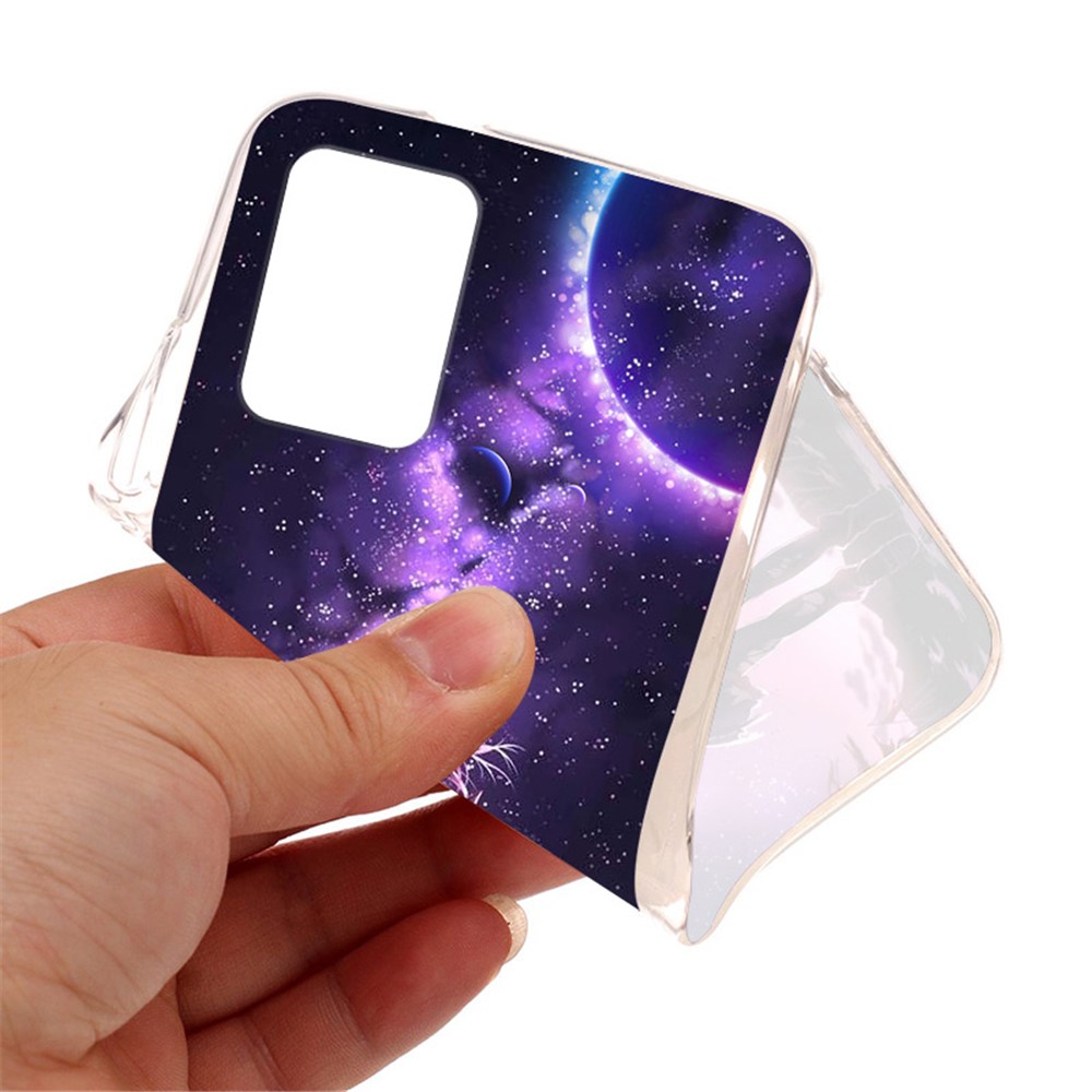 Shockproof Pattern Printing Soft Flexible TPU Back Phone Protective Cover for Xiaomi 11T / 11T Pro - Interstellar-2