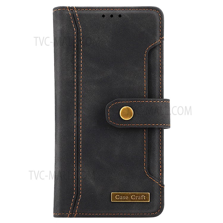 CASE CRAFT Wallet Stand Design PU Leather Protective Phone Case Cover with Outer Card Slot for Xiaomi Mi 11i/Poco F3/Redmi K40/Redmi K40 Pro - Black-2
