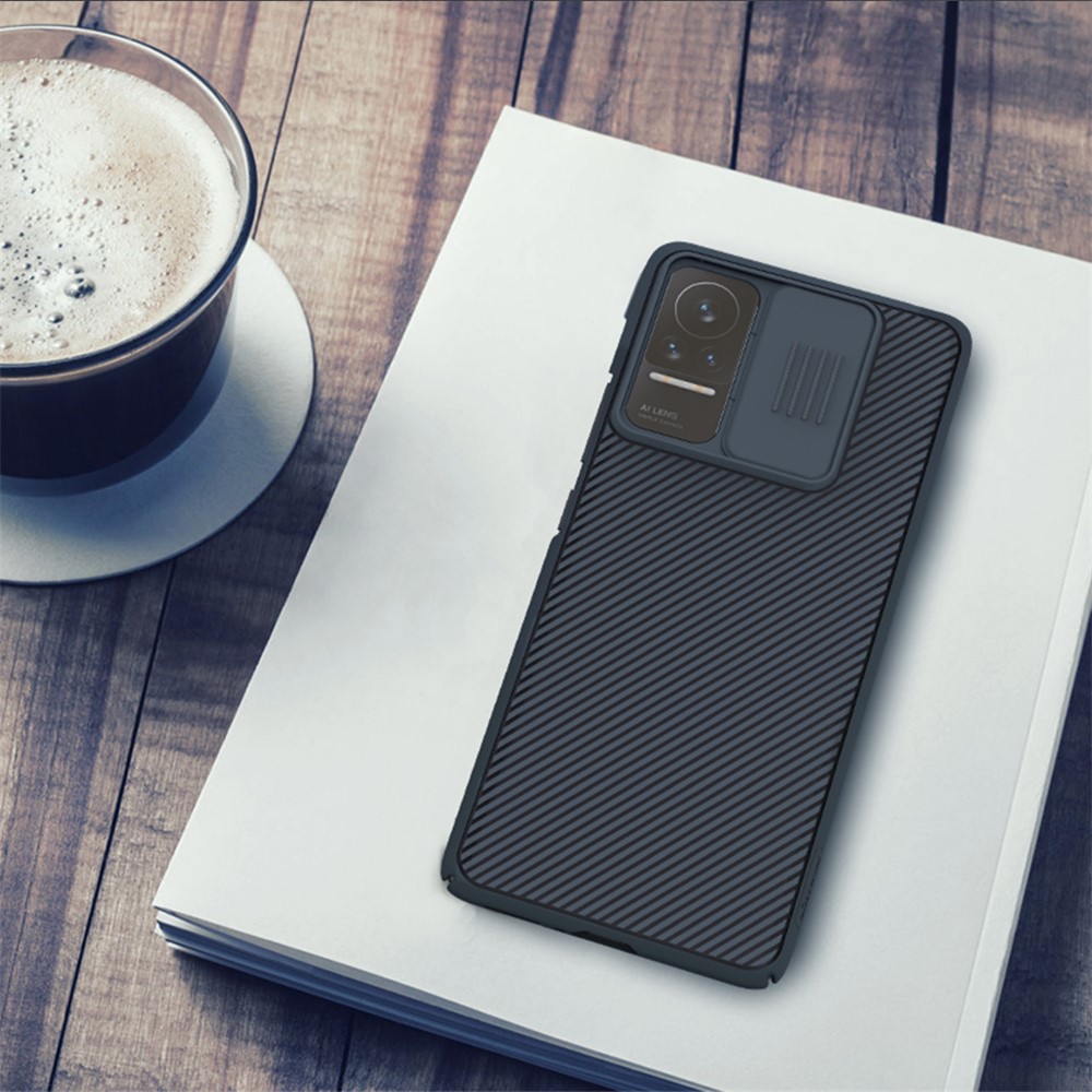 NILLKIN CamShield Slide Camera Protector Anti-scratch Precise Cutout Hard PC Phone Cover Shell for Xiaomi Civi - Black-10