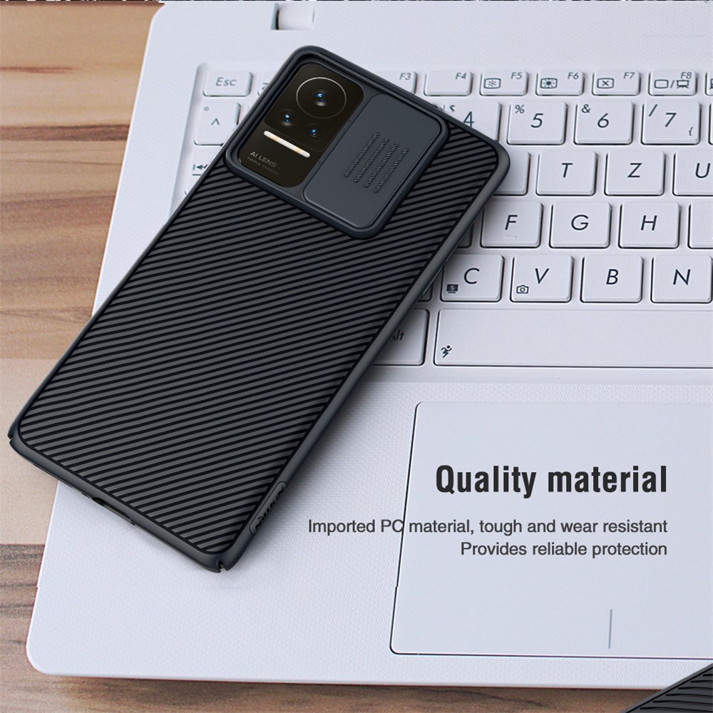 NILLKIN CamShield Slide Camera Protector Anti-scratch Precise Cutout Hard PC Phone Cover Shell for Xiaomi Civi - Black-7