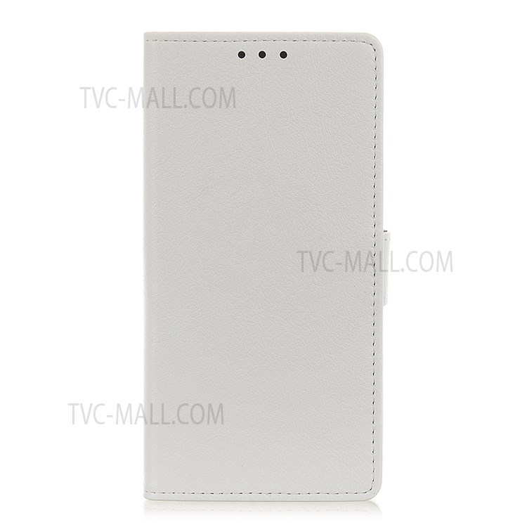 KHAZNEH PU Leather Protective Case Magnetic Closure Wallet Stand Phone Shell Cover for Xiaomi Redmi Note 11 Pro/Note 11 Pro+ - White-2