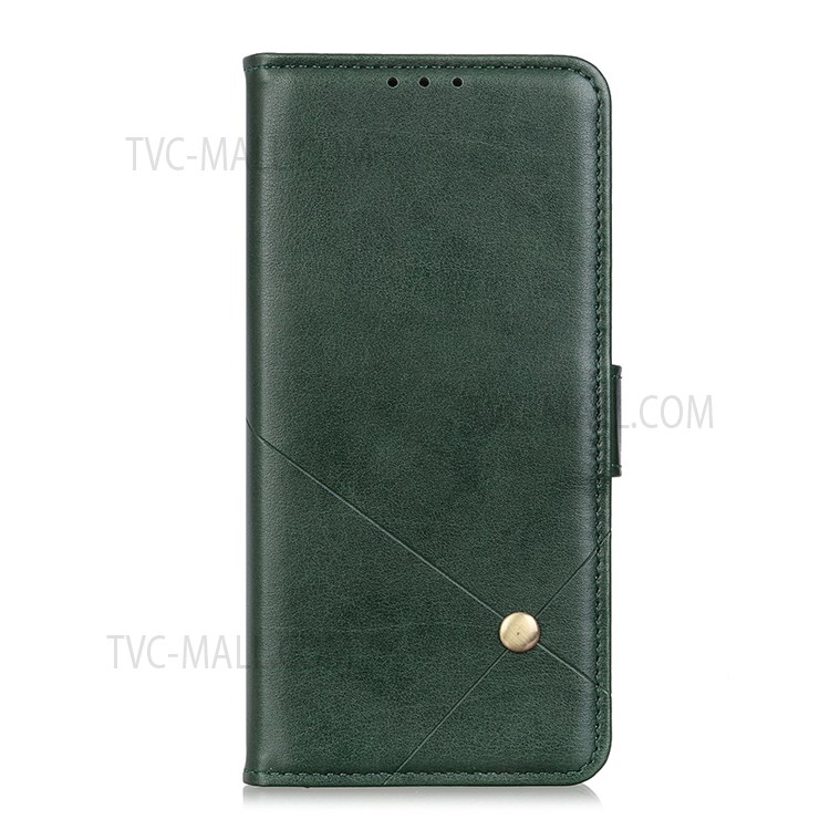 Wallet Stand Flip Folio PU Leather Cover Impact Buffer Inner TPU Phone Case for Xiaomi Redmi Note 11 - Green-2