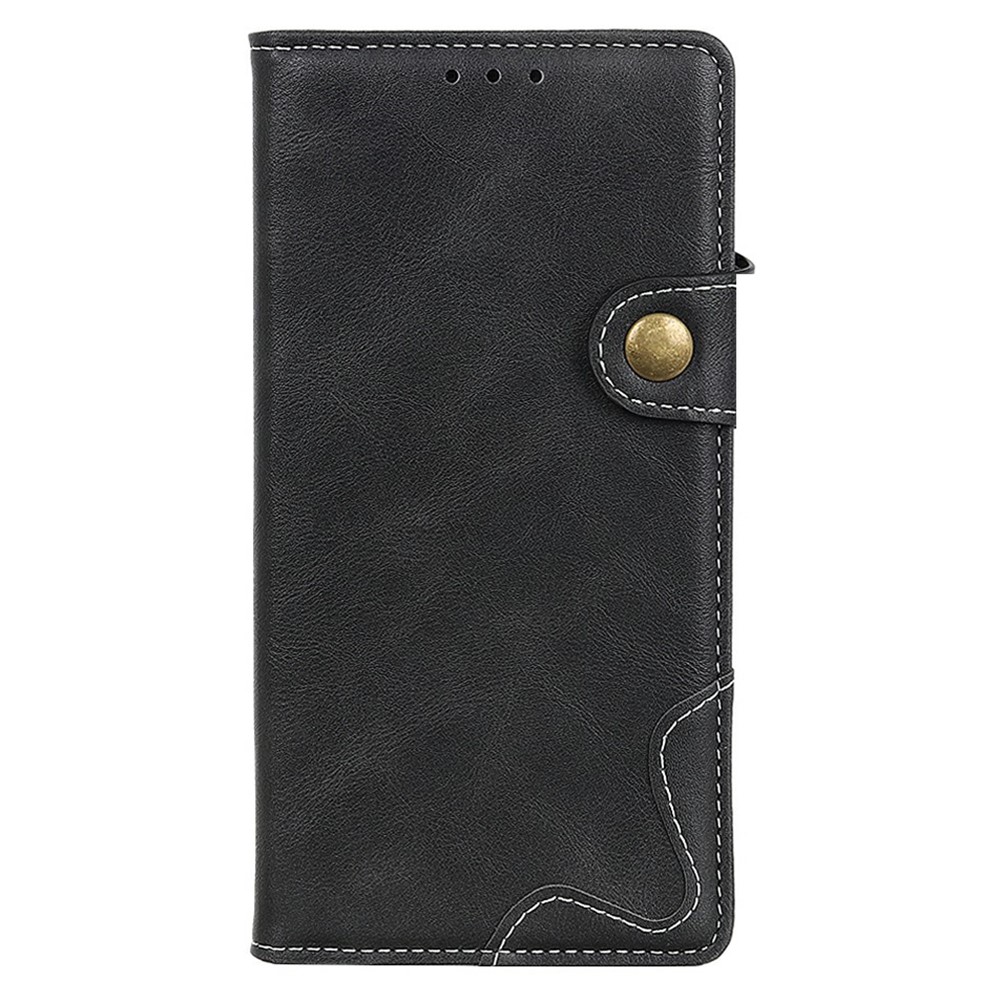 PU Leather All-inclusive Protection S-shape Textured Stand Phone Case Cover with Wallet for Xiaomi Redmi Note 11 - Black-2