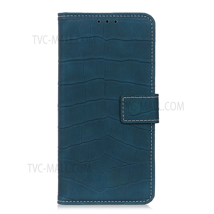 Stand Wallet Crocodile Texture Leather Phone Case Protector with Magnetic Clasp Closure for Xiaomi Redmi Note 11 Pro/Note 11 Pro+ - Green-2
