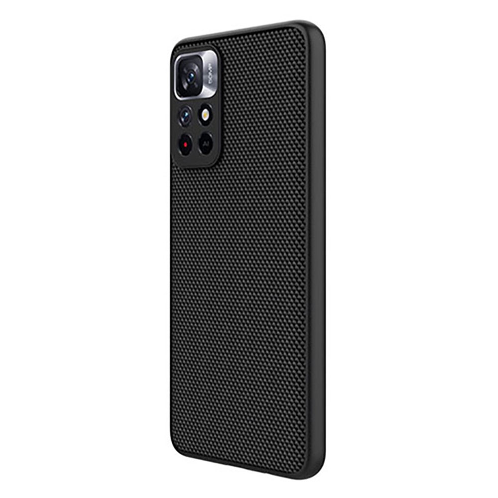 NILLKIN Nylon Fiber Texture Hybrid Impact Soft TPU + Hard PC Shockproof Protective Anti-Slip Case for Xiaomi Redmi Note 11 / Poco M4 Pro 5G-4