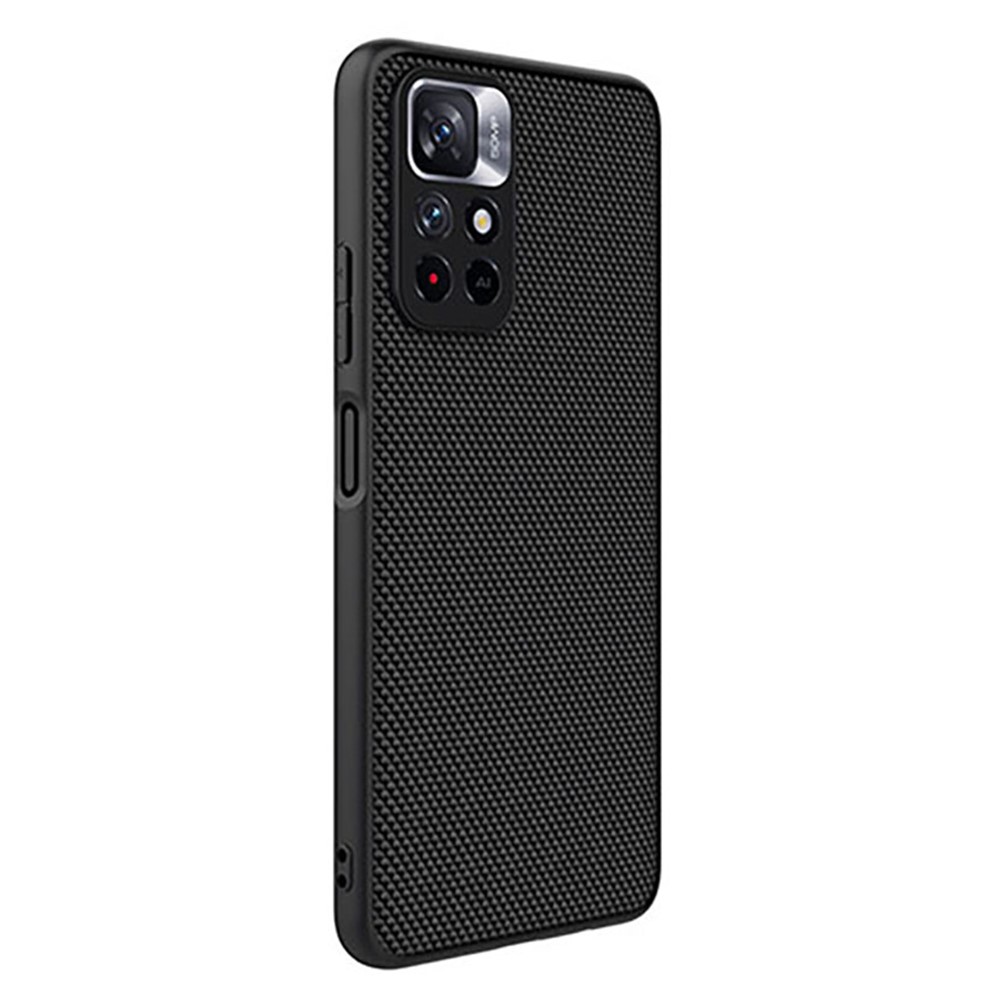 NILLKIN Nylon Fiber Texture Hybrid Impact Soft TPU + Hard PC Shockproof Protective Anti-Slip Case for Xiaomi Redmi Note 11 / Poco M4 Pro 5G-5