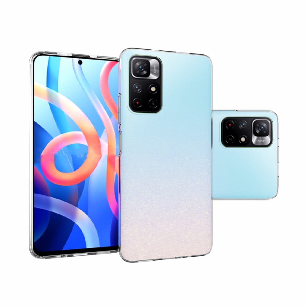 10Pcs/Pack Inner Watermark-Free Clear Mobile Case Soft TPU Phone Shell for Xiaomi Redmi Note 11 / Poco M4 Pro 5G-2